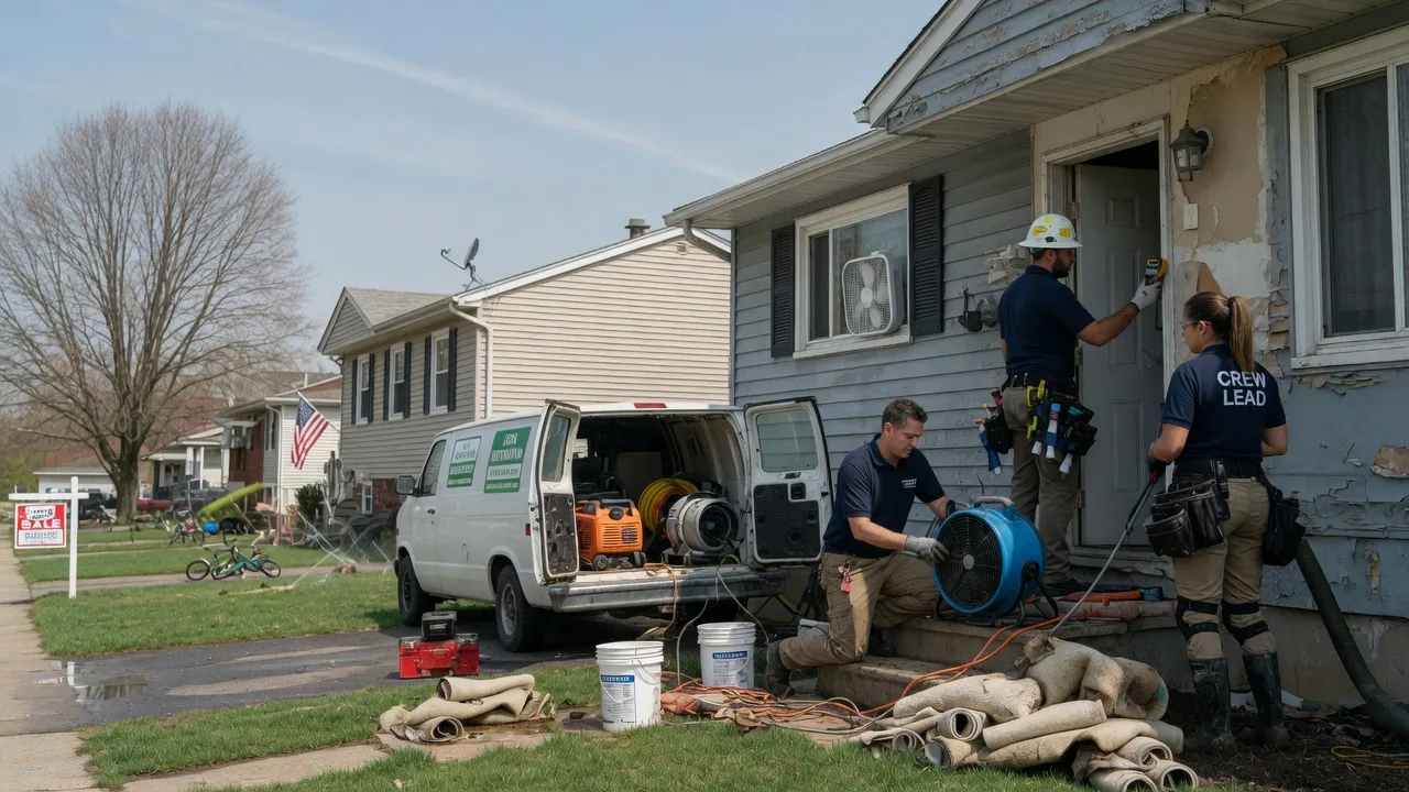 Flood Cleanup in New Boston, IL near me